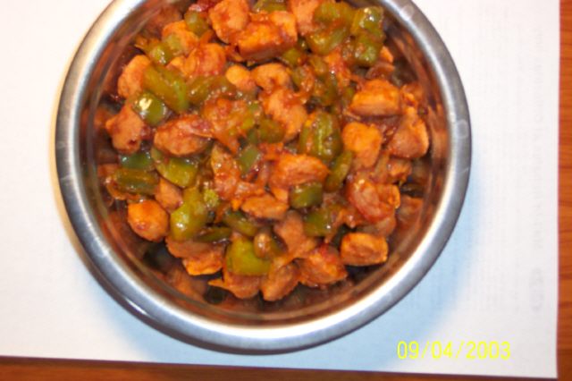 Soya Chunks Manchurian
